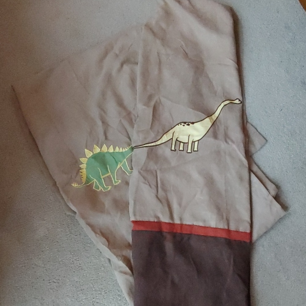 💙Boys 1 pair of Boys JoJo Micro suede Dino Drapes